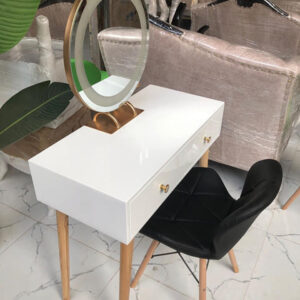 Bàn Phấn Trang Điểm Hình Tròn MDF