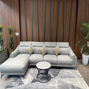 Sofa góc L bọc da nhập khẩu cao cấp KT 3m2x1m7