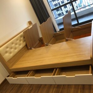 Giường Ngủ Giá Rẻ Có Ngăn Kéo