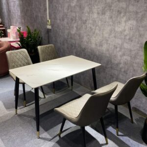 Bộ bàn ăn 4 ghế bàn kích thước dài 1m2