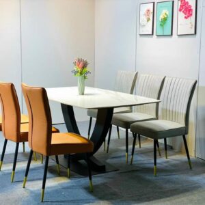 Bộ bàn ghế ăn 6 ghế bàn 80 x 1m6