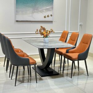 Bộ bàn ghế ăn 6 ghế bàn 80 x 1m6