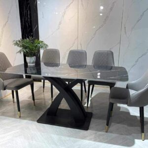 Bộ bàn ghế ăn 6 ghế bàn 80 x 1m6