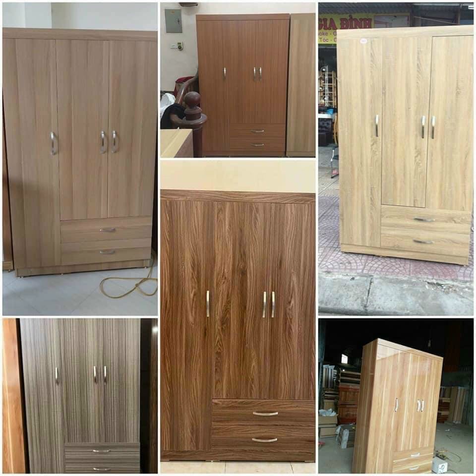 Tủ quần áo 3 cánh gỗ mdf kích thước rộng 1m2 x cao 2m giá 2,5 tr - Ảnh 3